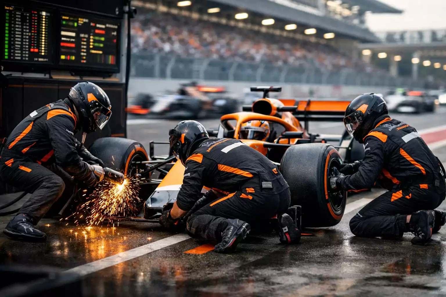 F1 race met pitstop actie en live wedden interface